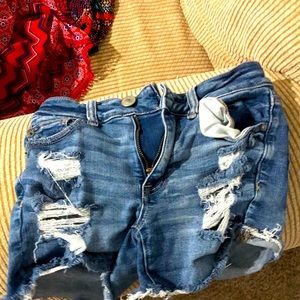 American Eagle High Rise shorts size 0